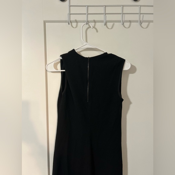 Vince Black Knit Short Sleeve Dress - Picture 6 of 9